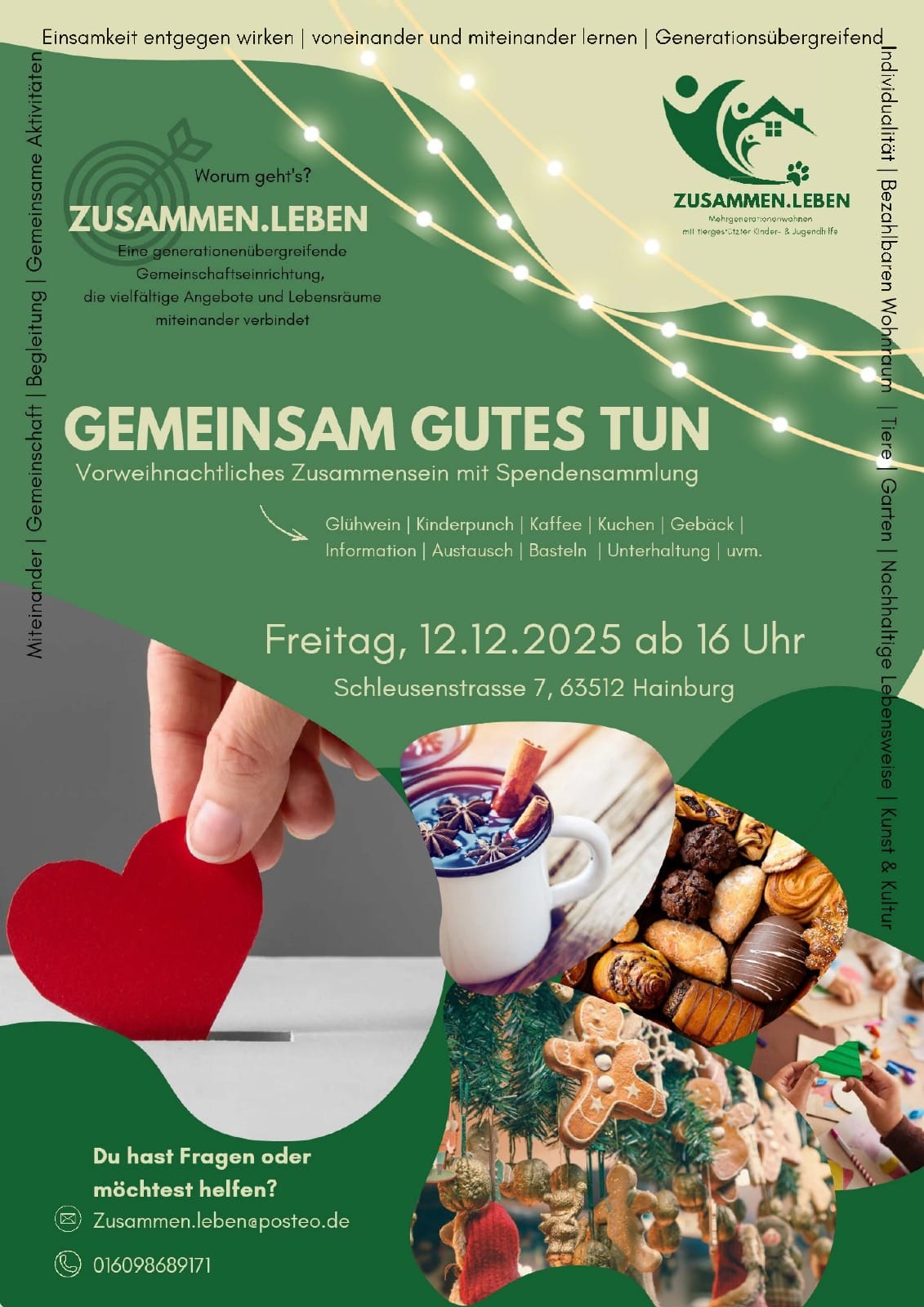 CEO Robert Schmitt nimmt an der vorweihnachtlichen Wohltätigkeitsveranstaltung in Hainburg teil.